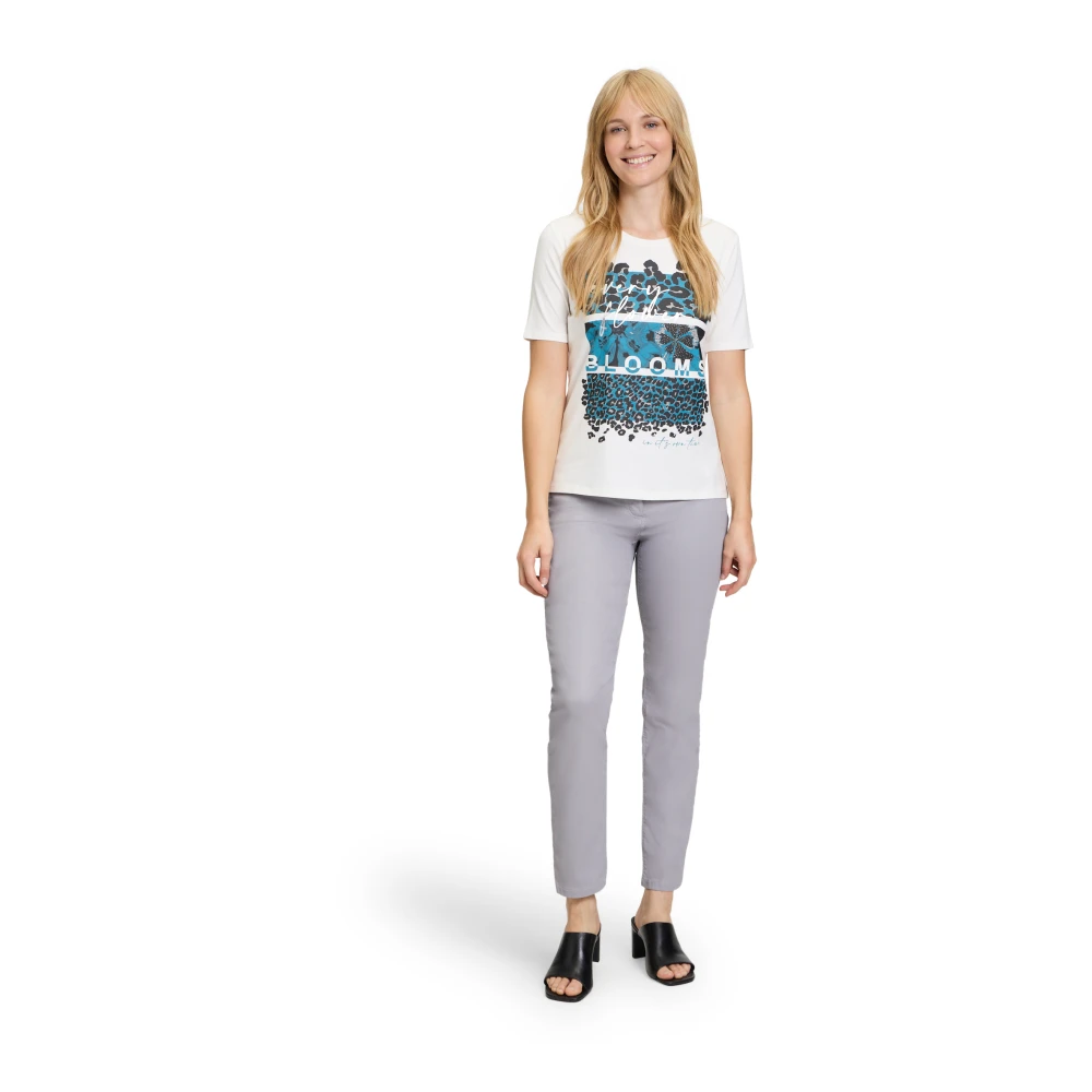 Betty Barclay Glitterend Basic Shirt White Dames