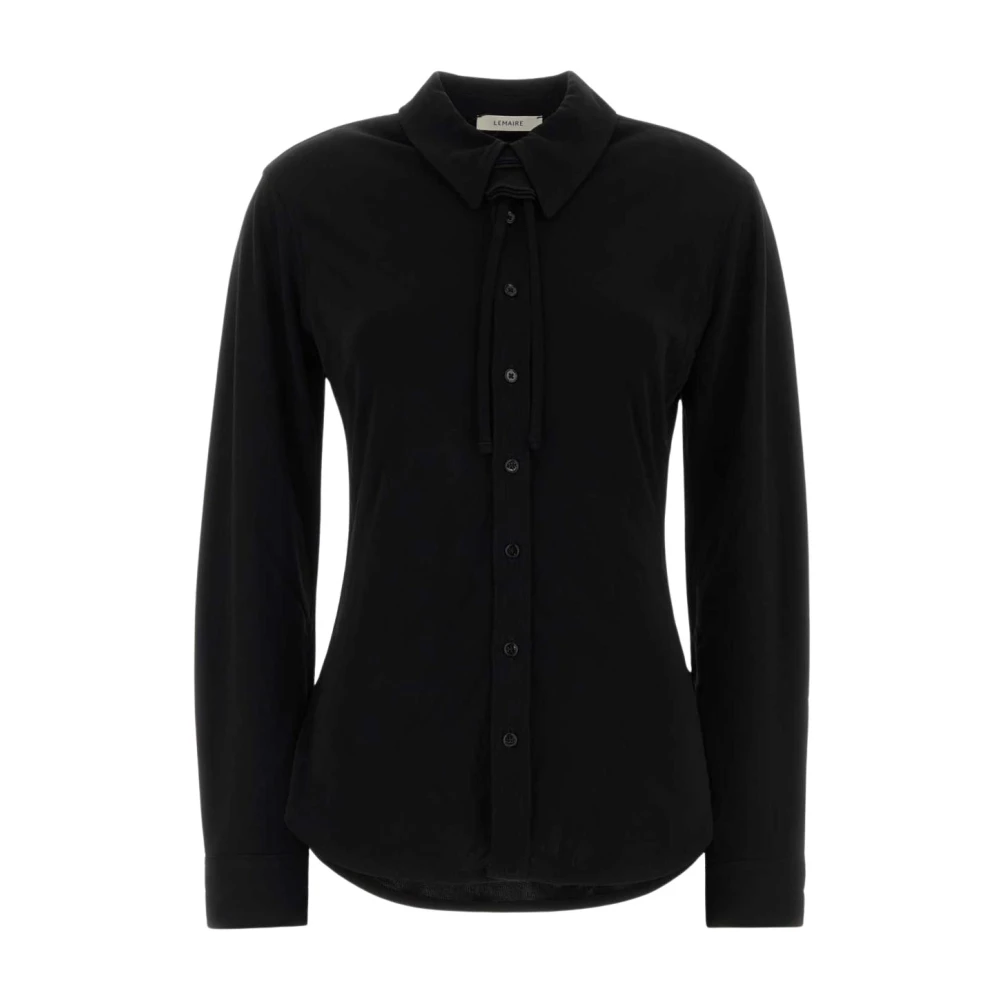 Lemaire Donna Nero Camicette S, New,