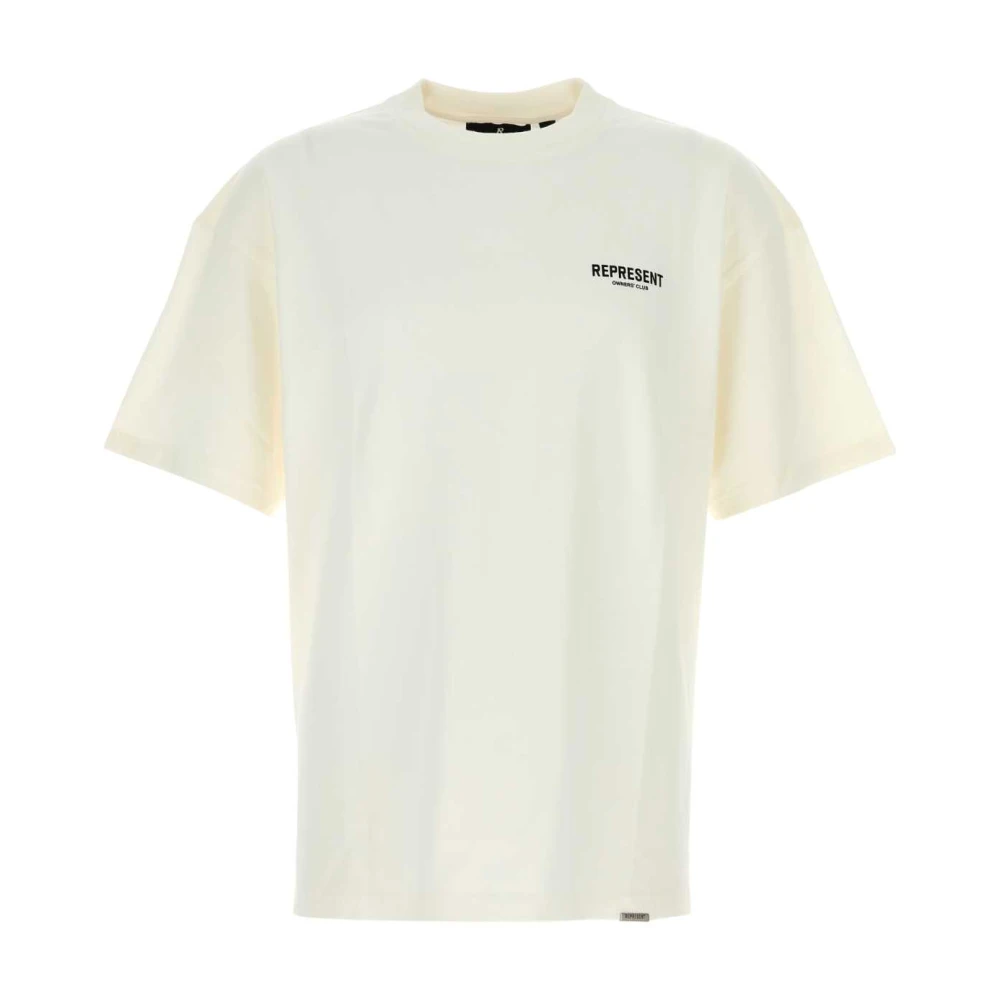 Represent Klassiek Wit Katoenen T-Shirt White Heren