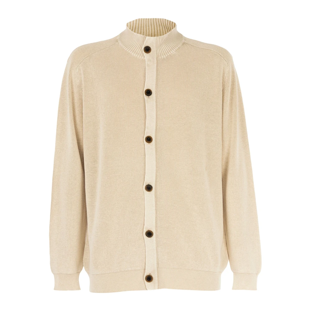 Cashmere Company Hoge hals herentrui bruin Brown Heren