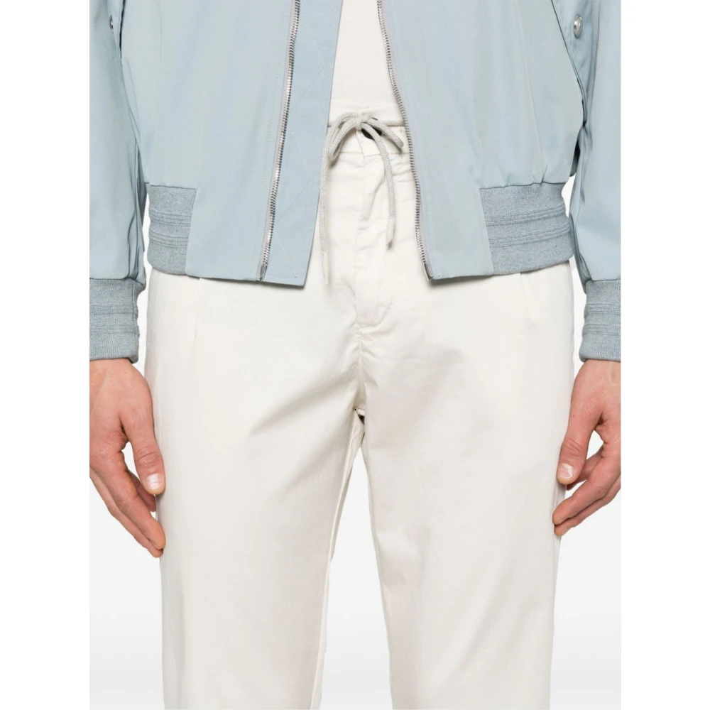 Eleventy Slim-Fit Sand Broek Beige Heren