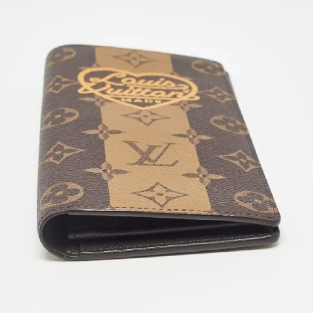 Louis Vuitton Vintage Pre-owned Canvas wallets Brown Heren