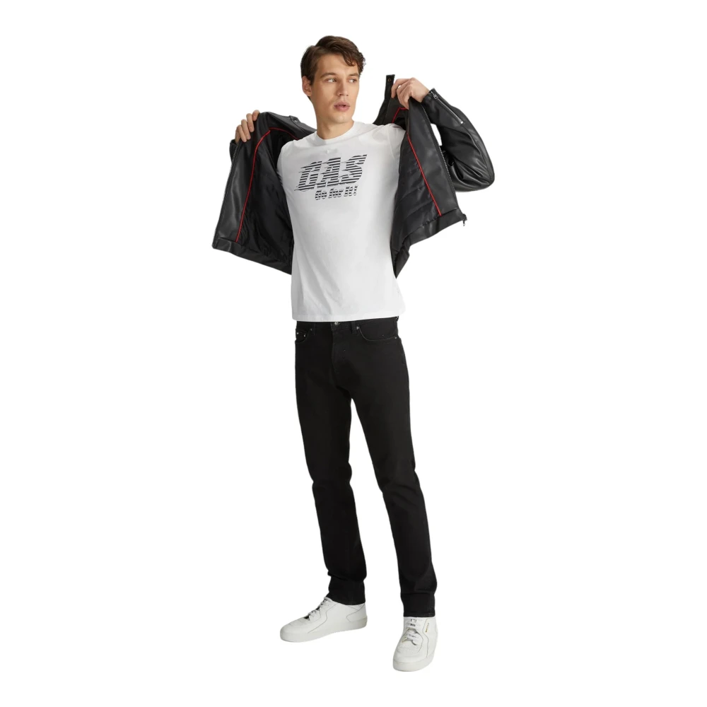 GAS Korte Mouw T-shirt White Heren