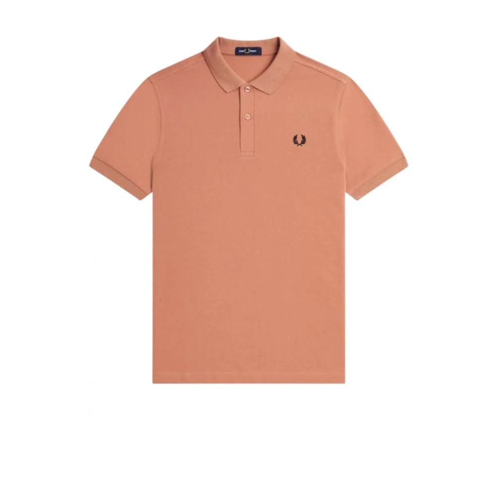 Fred Perry Roze Katoenen Piqué Polo Shirt Pink Heren