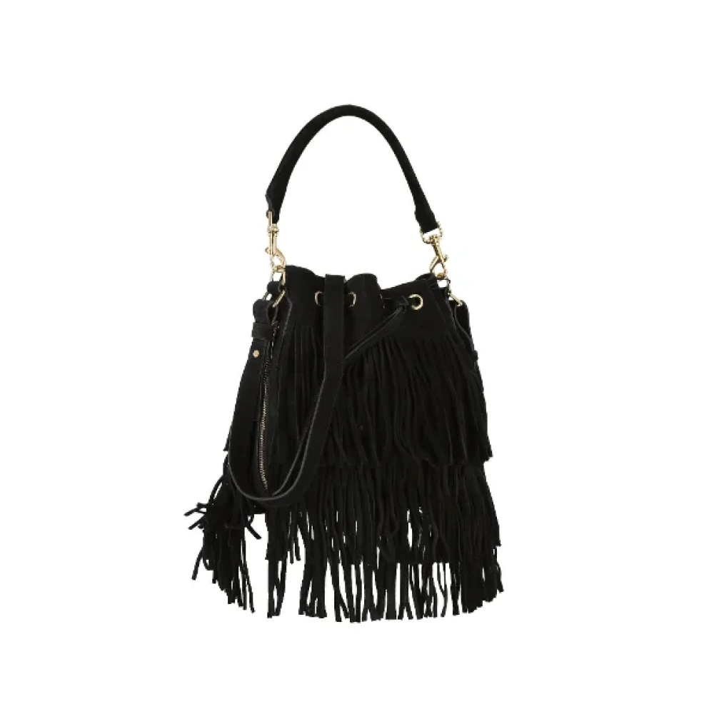 Saint Laurent Fabric handbags Black Dames
