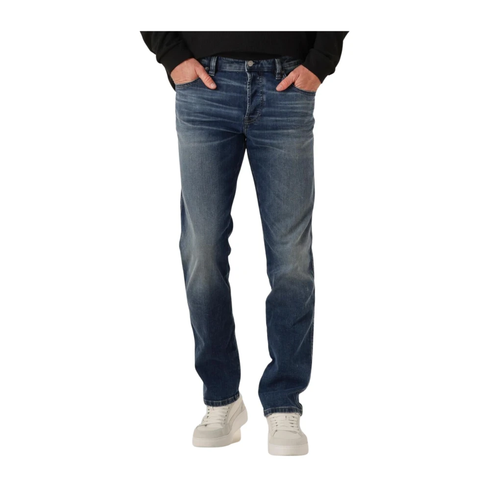 Diesel Men's Blue Slim Fit Jeans, W34, Classic Straight Leg Jeans