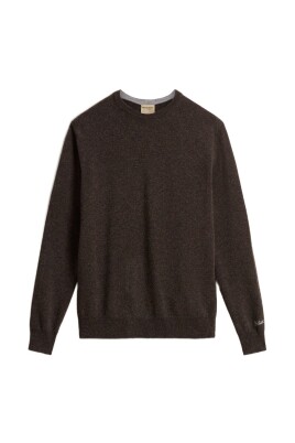 dark-brown-crew-neck-sweater
