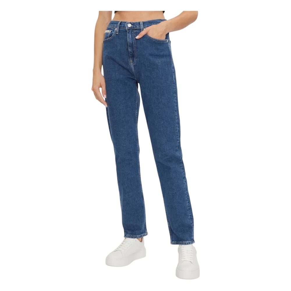 Calvin Klein Jeans Women's Blue Slim-Fit Jeans,, Zip Front Pocket Jeans W26 L32