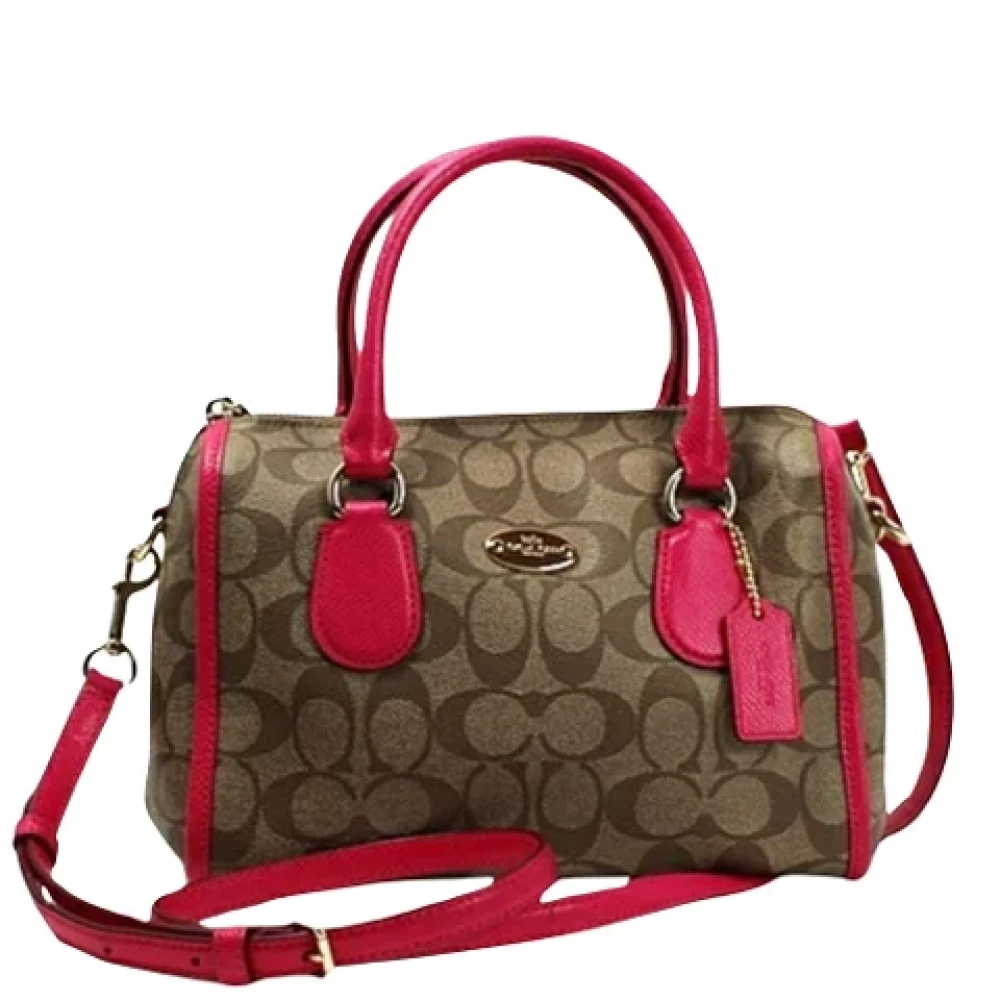 Coach Pre-owned Canvas handbags Multicolor Dames