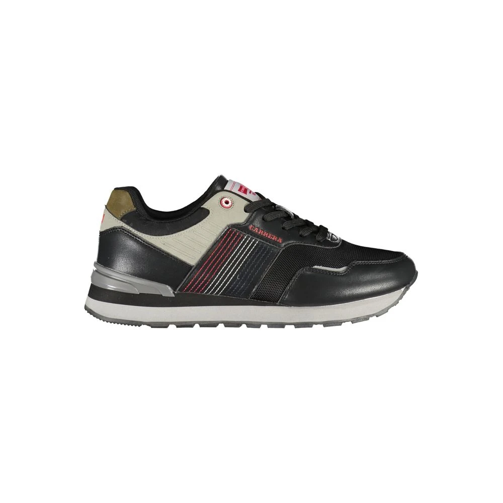 Carrera , Sneakers, Male, Black, 10 Uk, Sleek Laced Sports Trainers With Contrast Details