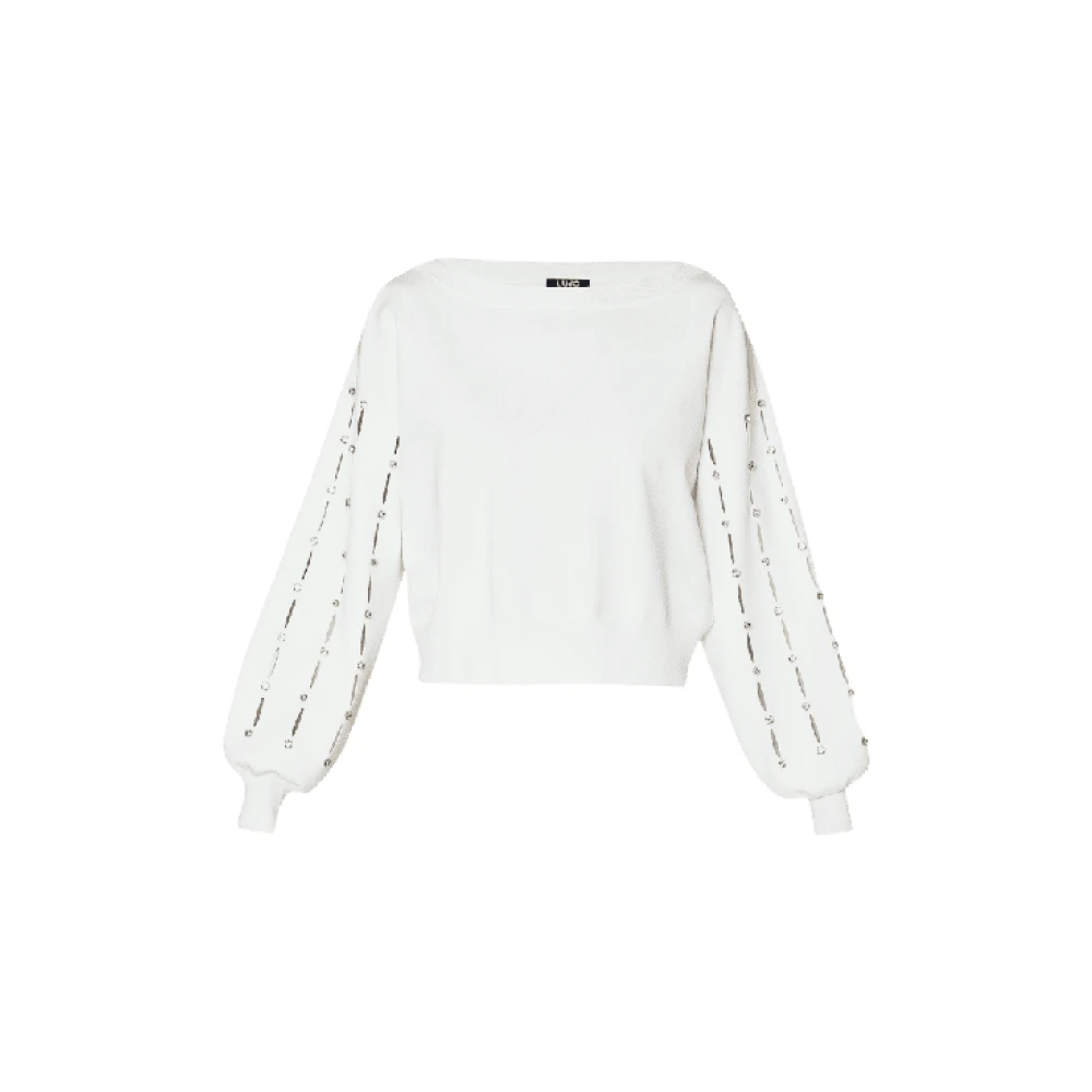 Liu Jo Witte longsleeve cut-out top White Dames
