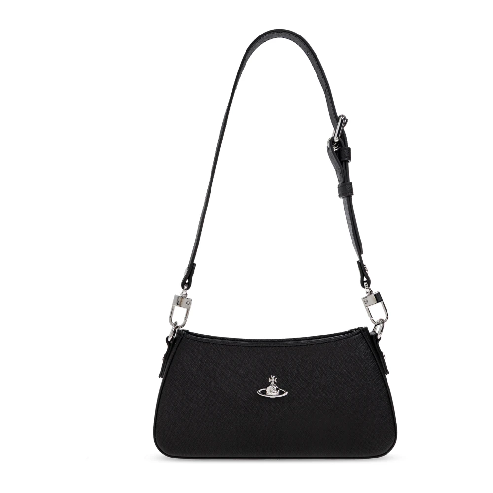 Vivienne Westwood Women's Black Tasha Shoulder Bag - Shoulder Bags - One Size - Bags