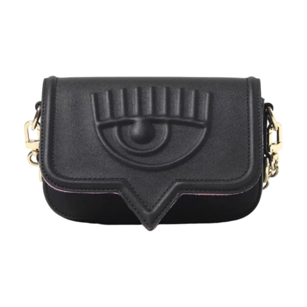 Chiara Ferragni Collection Eyelike Tas Trendy Mode Accessoire Black Dames