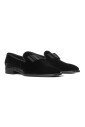 mocassin-en-velours-noir-avec-en-gros-grain