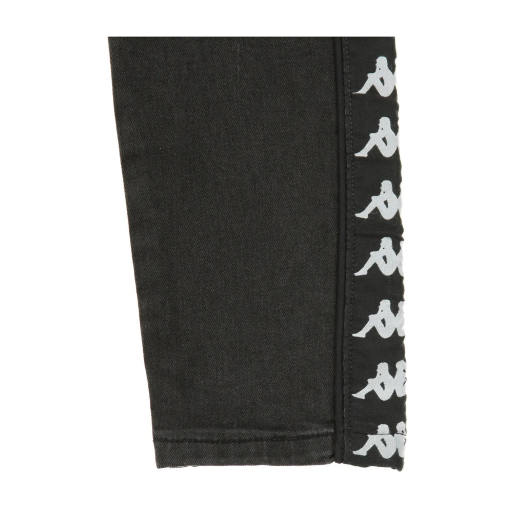Kappa Donkergrijze zwarte damesjeans Gray Dames