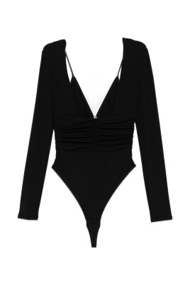 crepe-jersey-bodysuit-with-draping