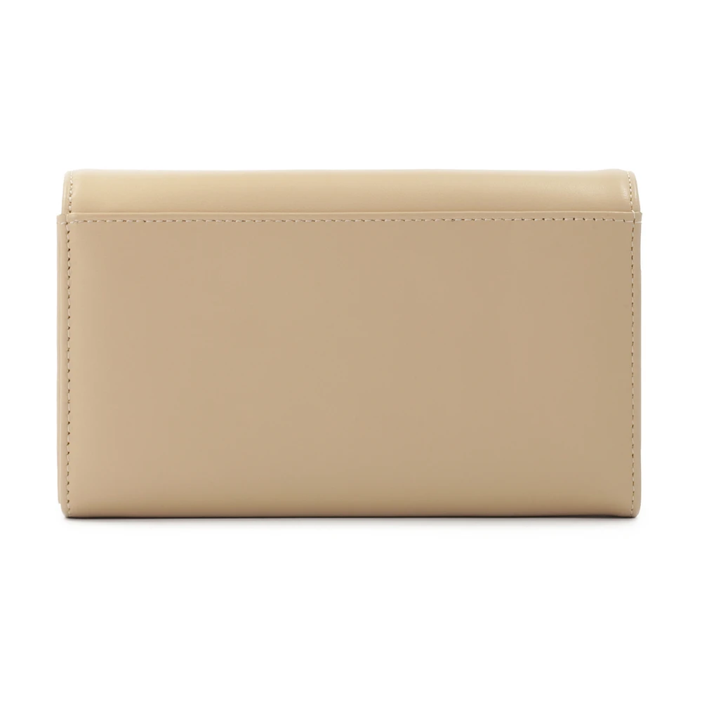 Kazar Beige leren portemonnee met bandjes Beige Dames