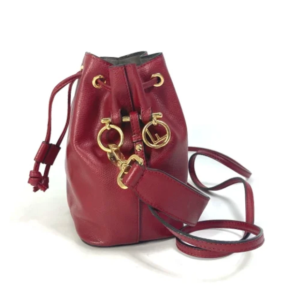Fendi Vintage Pre-owned Leather fendi-bags Red Dames