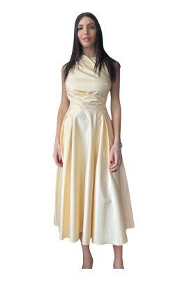 robe-midi-en-popeline-de-coton