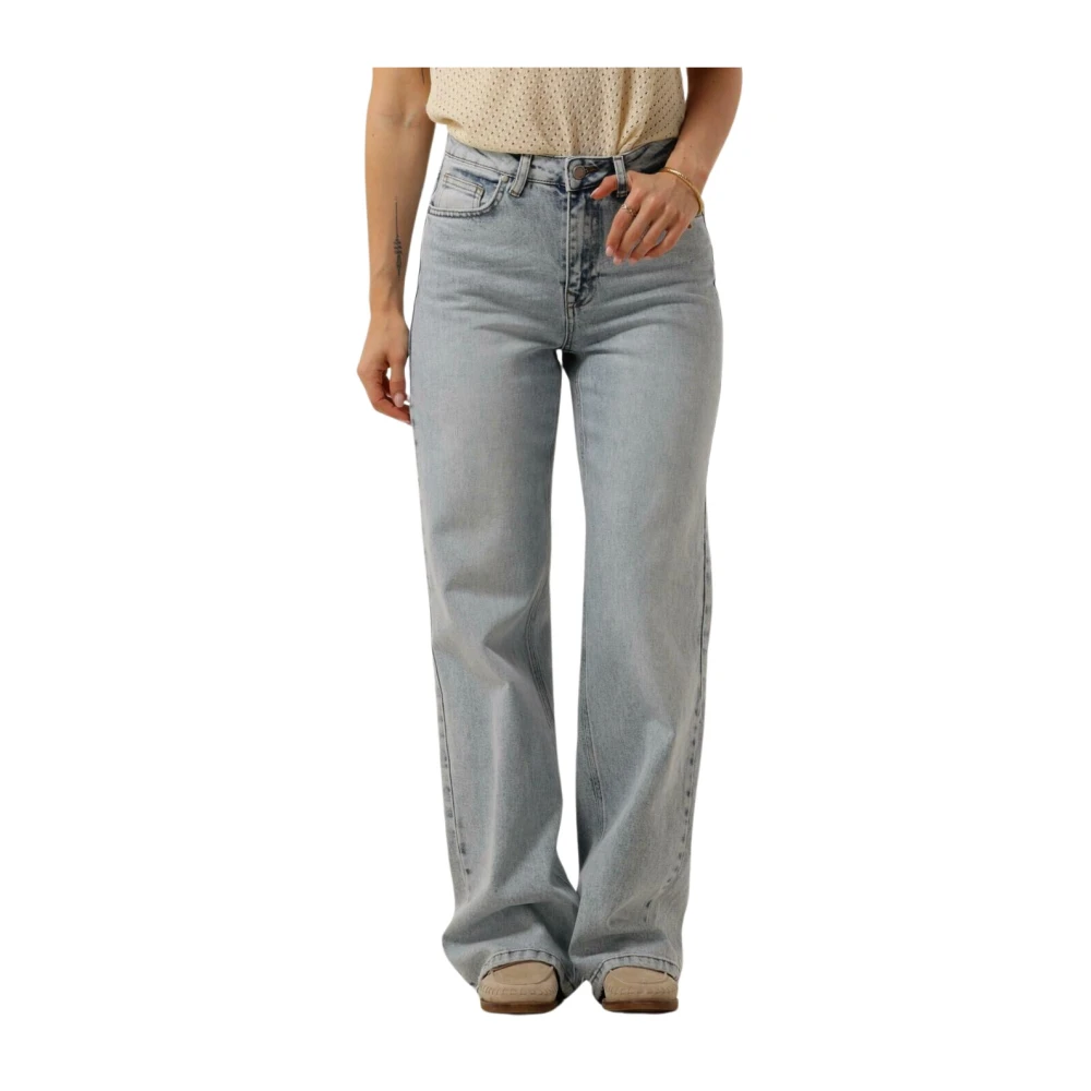 My Essential Wardrobe Women's Blue High Wide Y Skinny Jeans - Wide Jeans - W27 L34 - Jeans