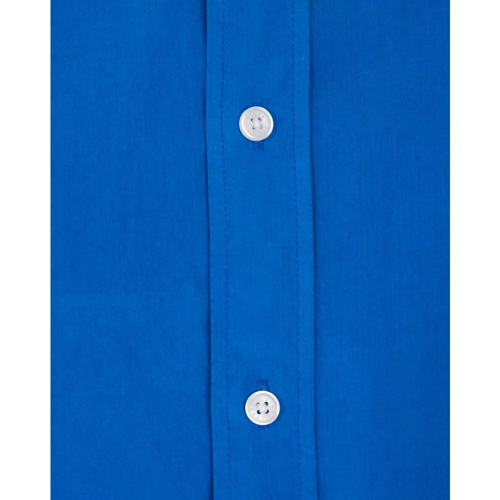 Kenzo Casual Katoenen Overhemd voor Mannen Blue Heren