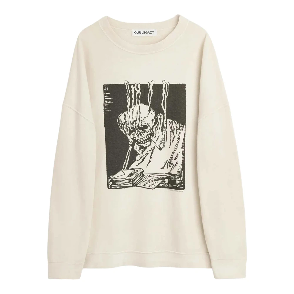 Our Legacy Men's Beige Slack Sweatshirt - Sweatshirts - M - Sweatshirts & Hoodies