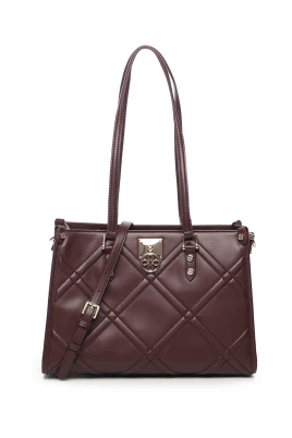 Syntetisk Damväska Bordeaux Stil
