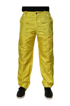 yellow-monogram-mid-waist-pants