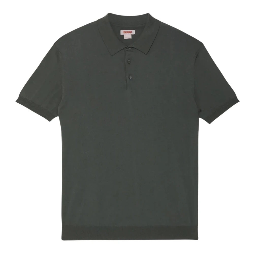 Baracuta Men's Green Polo Shirts, 2XL, Polo Knit Cotton