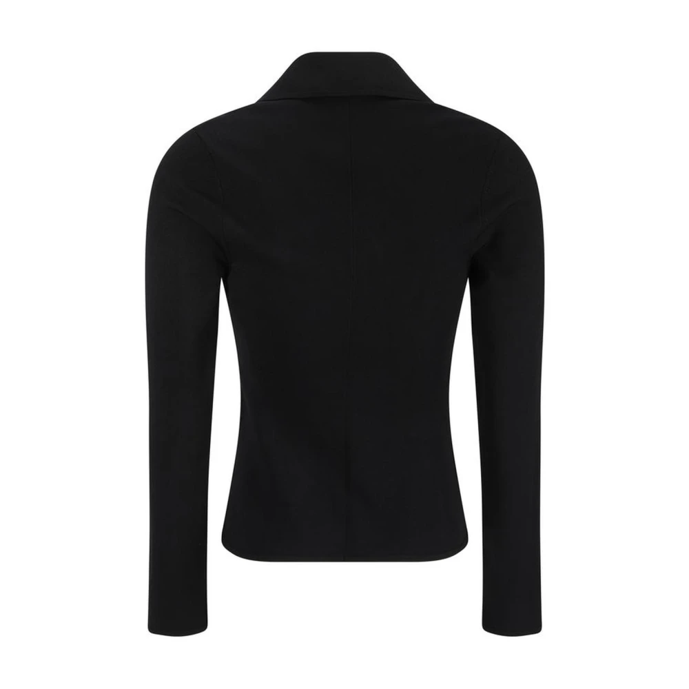 Dolce & Gabbana Stijlvolle Blazer met 3D Applique Black Dames