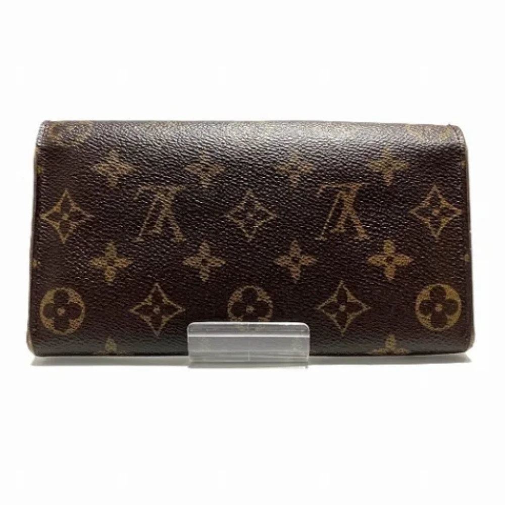 Louis Vuitton Vintage Pre-owned Canvas wallets Brown Dames
