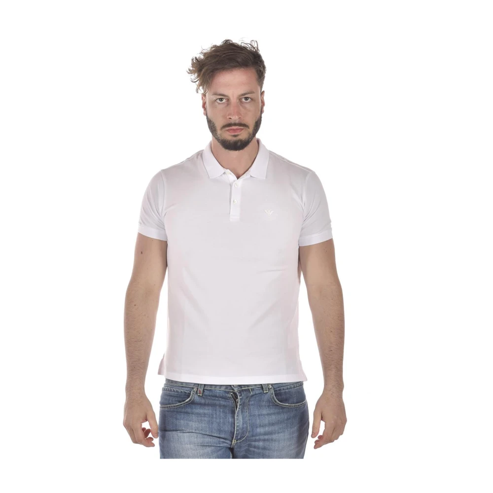 Emporio Armani Men's White Polo Shirt