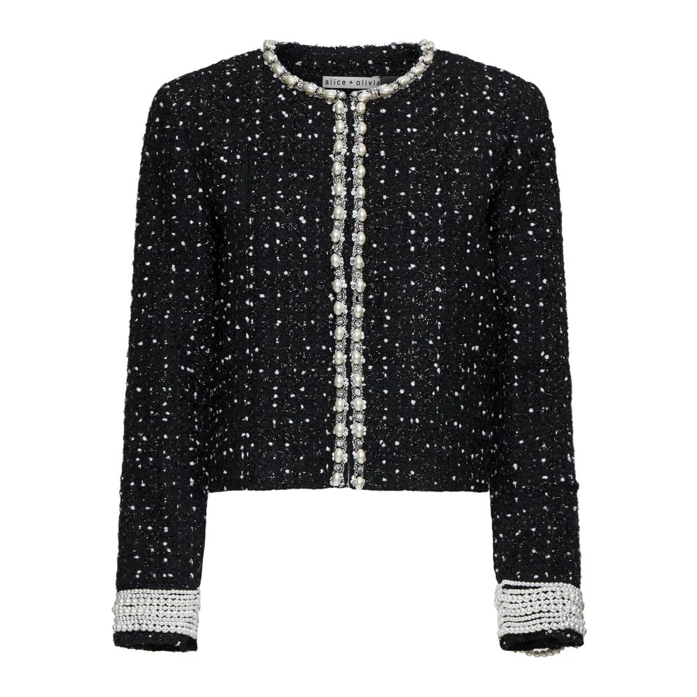 Alice + olivia Zwarte Jassen voor Vrouwen Black Dames