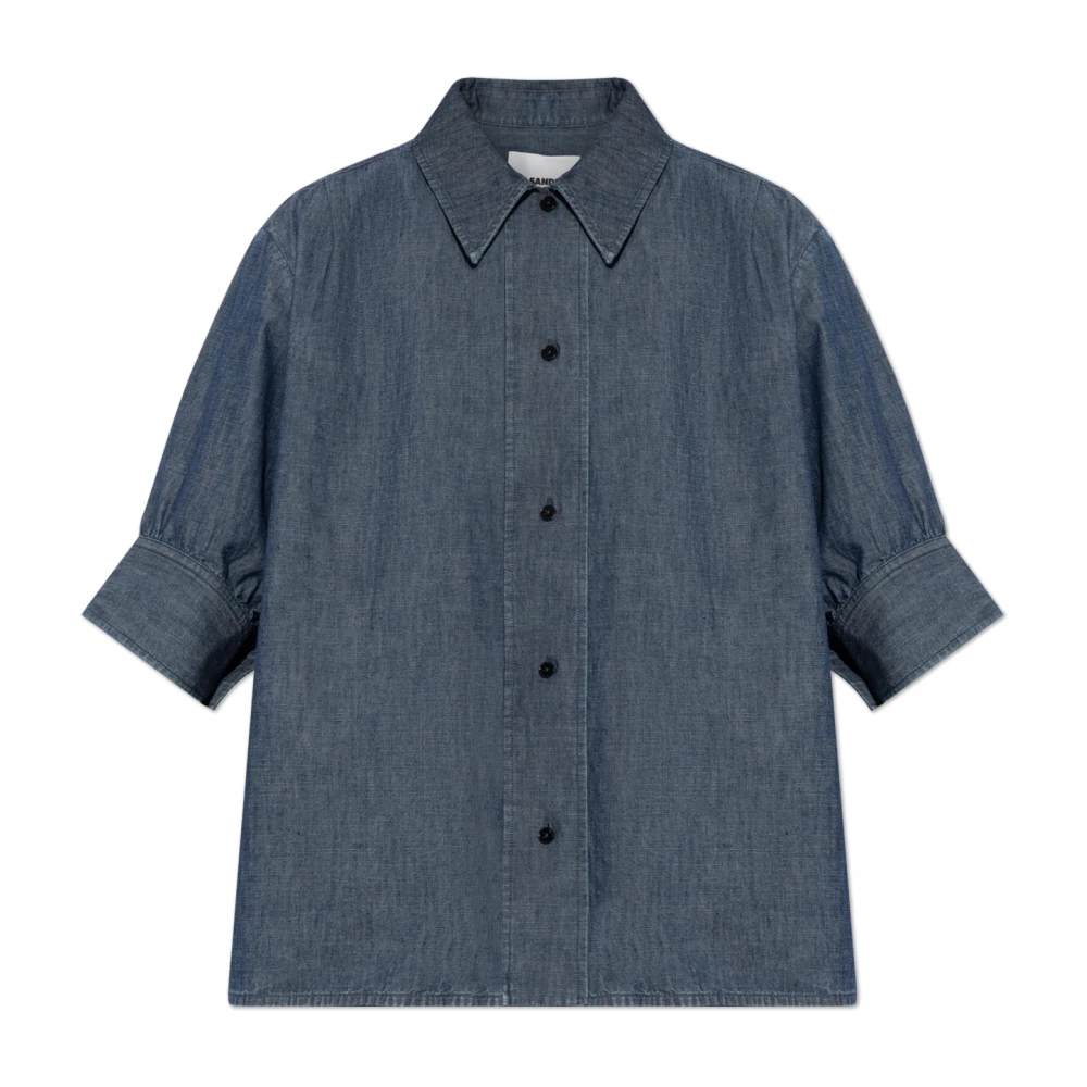 Jil Sander Femme Bleu - Chemise En Denim - Blouses Et Chemises - Taille: 36 Fr