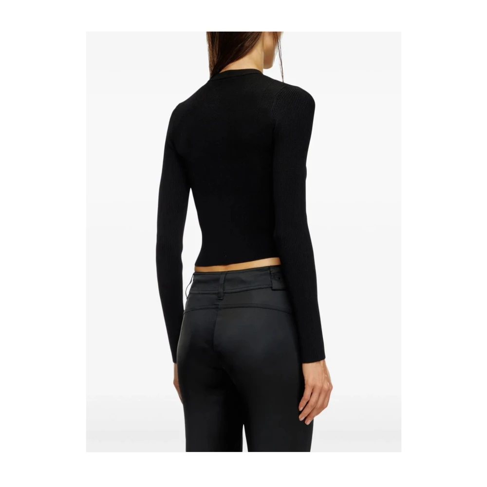 Diesel Stijlvolle Gebreide Kleding voor Vrouwen Aw24 Black Dames