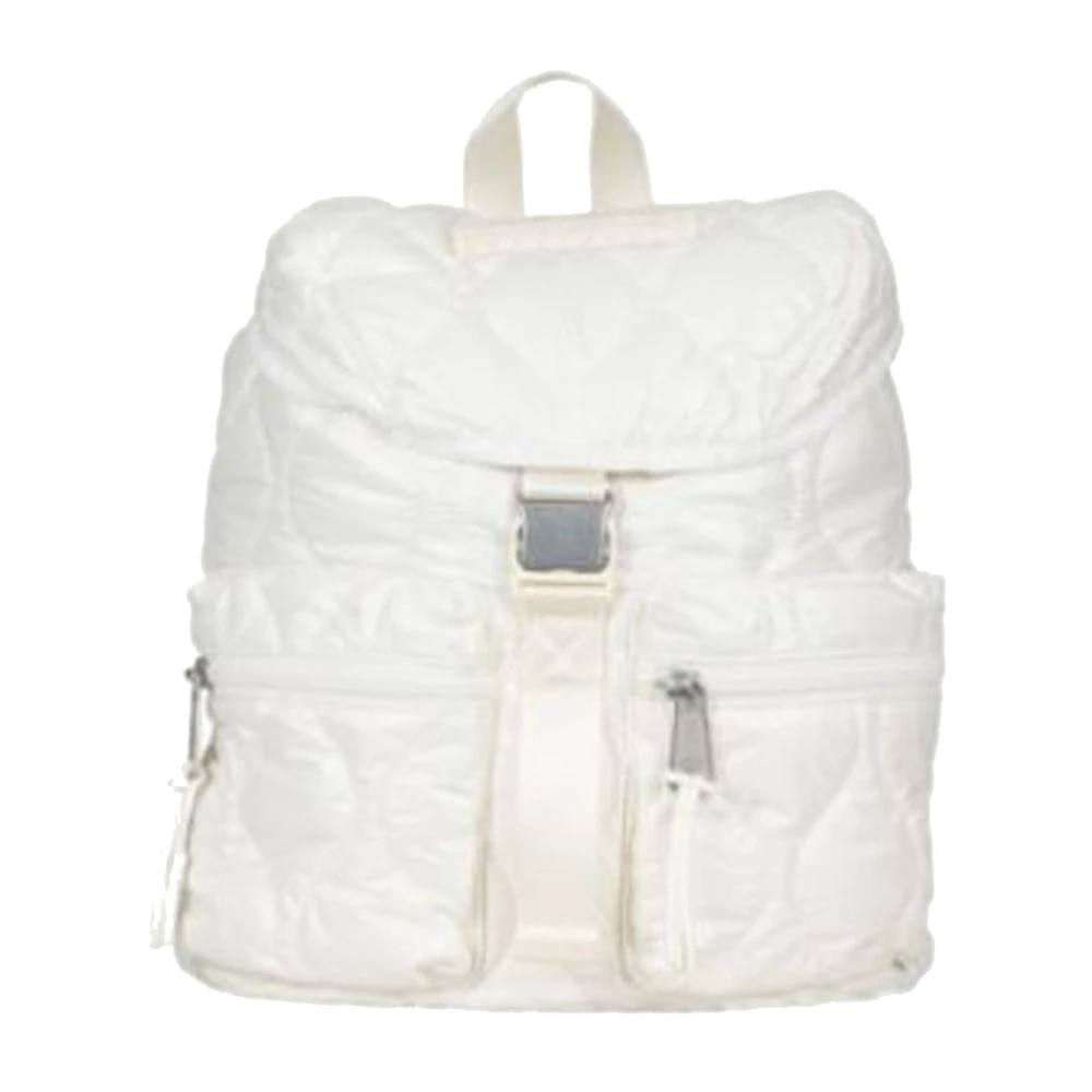 Napapijri Gewatteerde Nylon Rugzak met Unieke Details White Heren