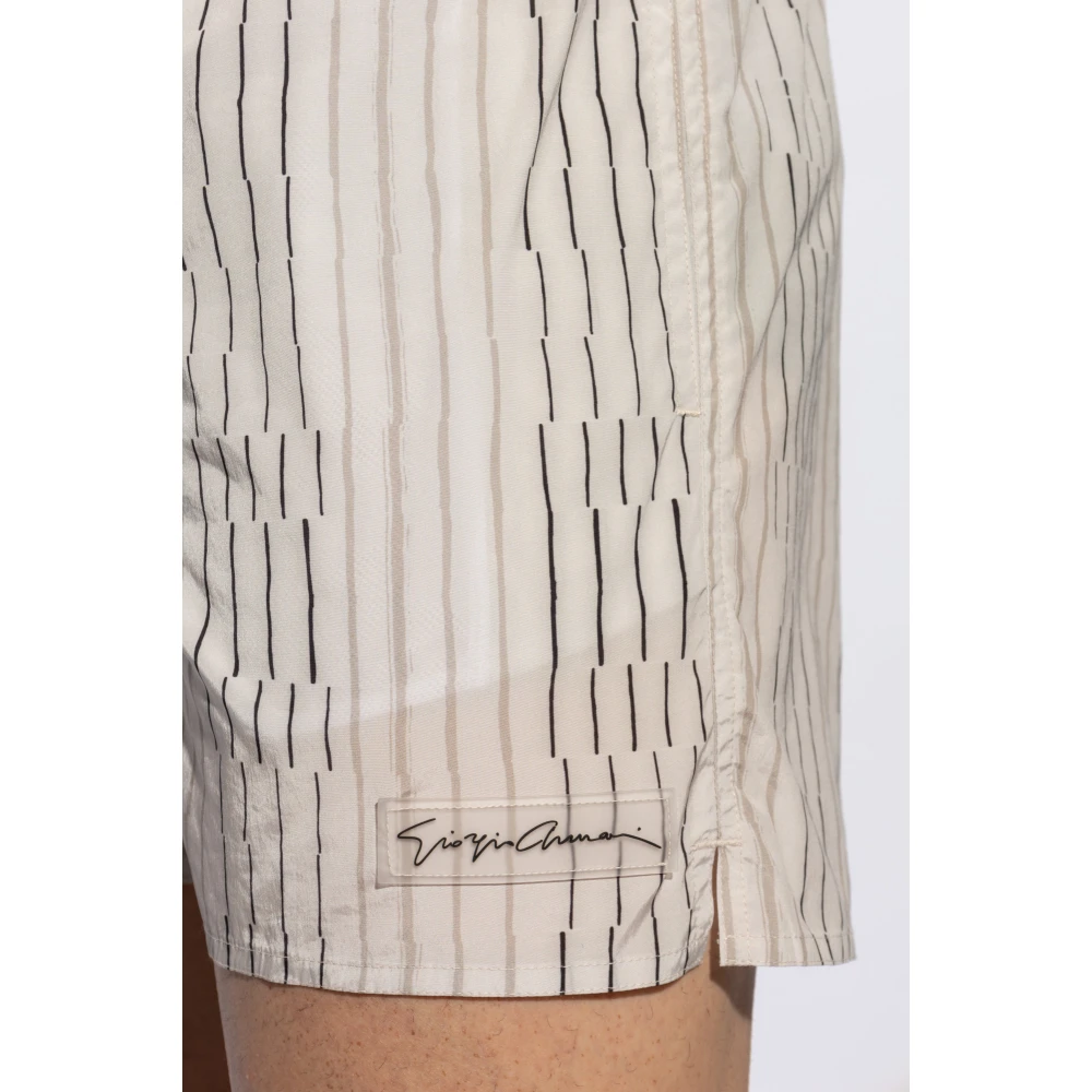 Giorgio Armani Zwembroek Gray Heren