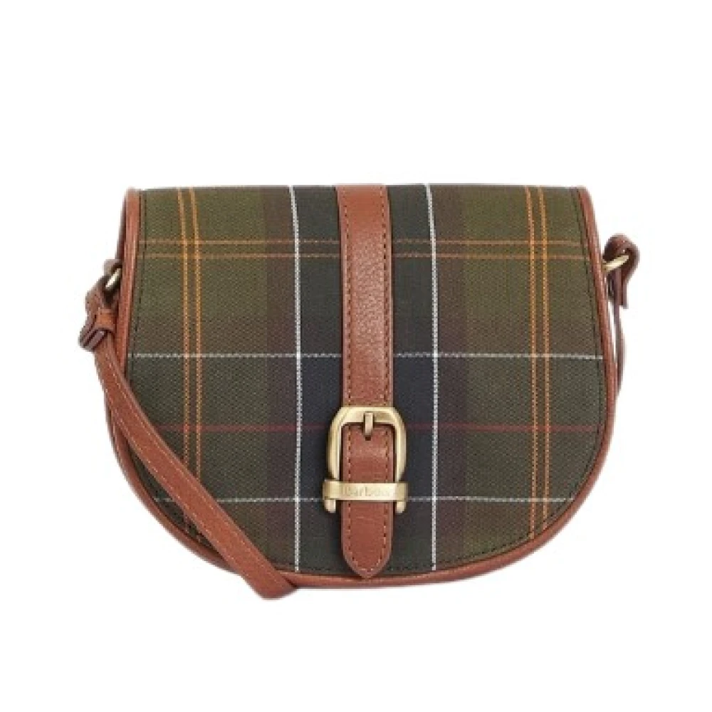 Barbour Katrine Tartan Leren Jas Multicolor Dames