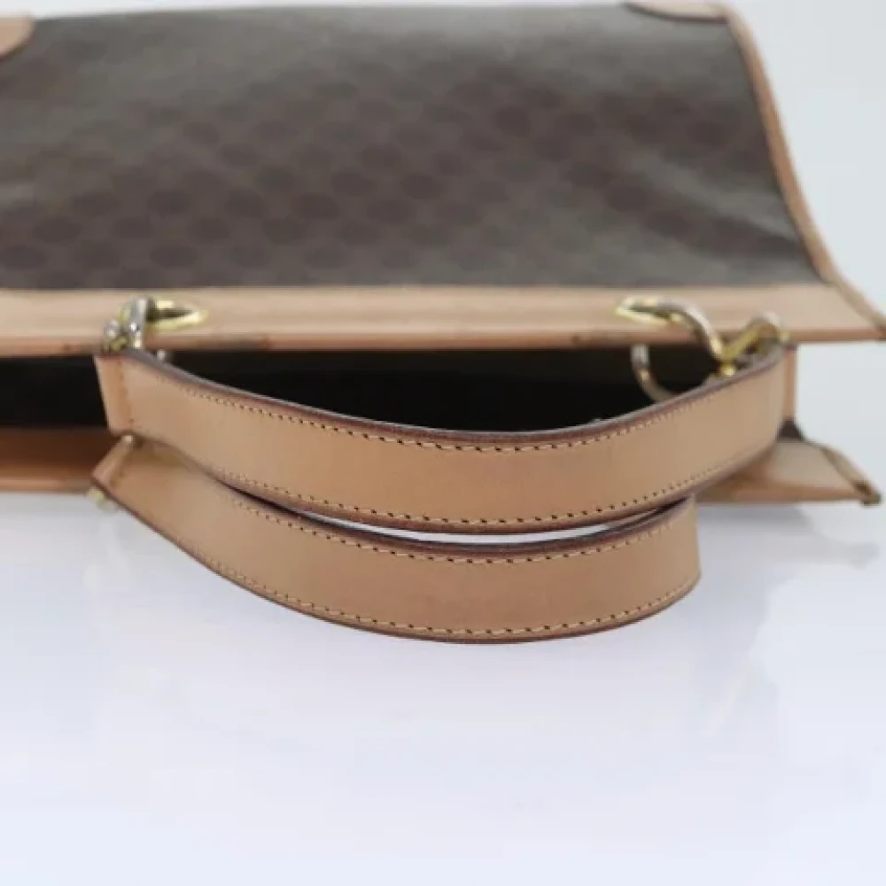 Celine Vintage Pre-owned Leather handbags Brown Dames