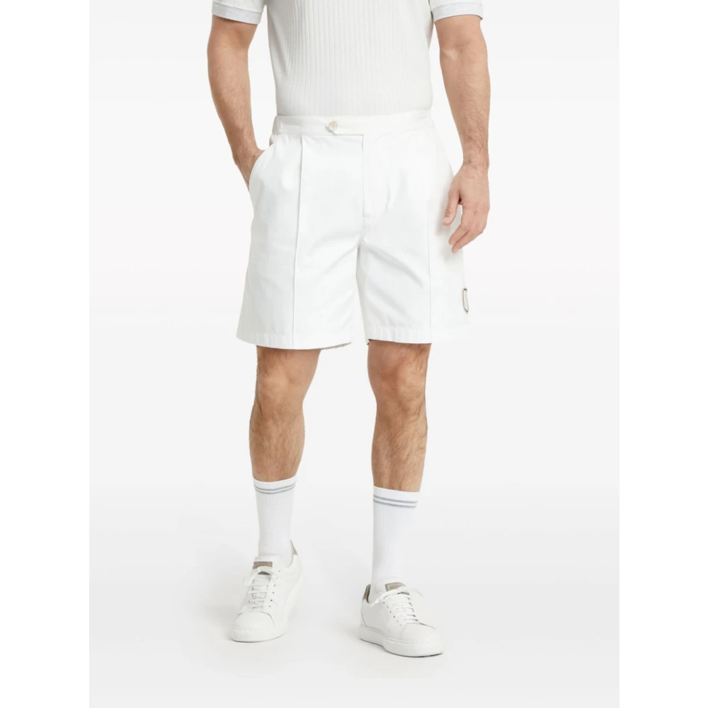 BRUNELLO CUCINELLI Witte Shorts White Heren