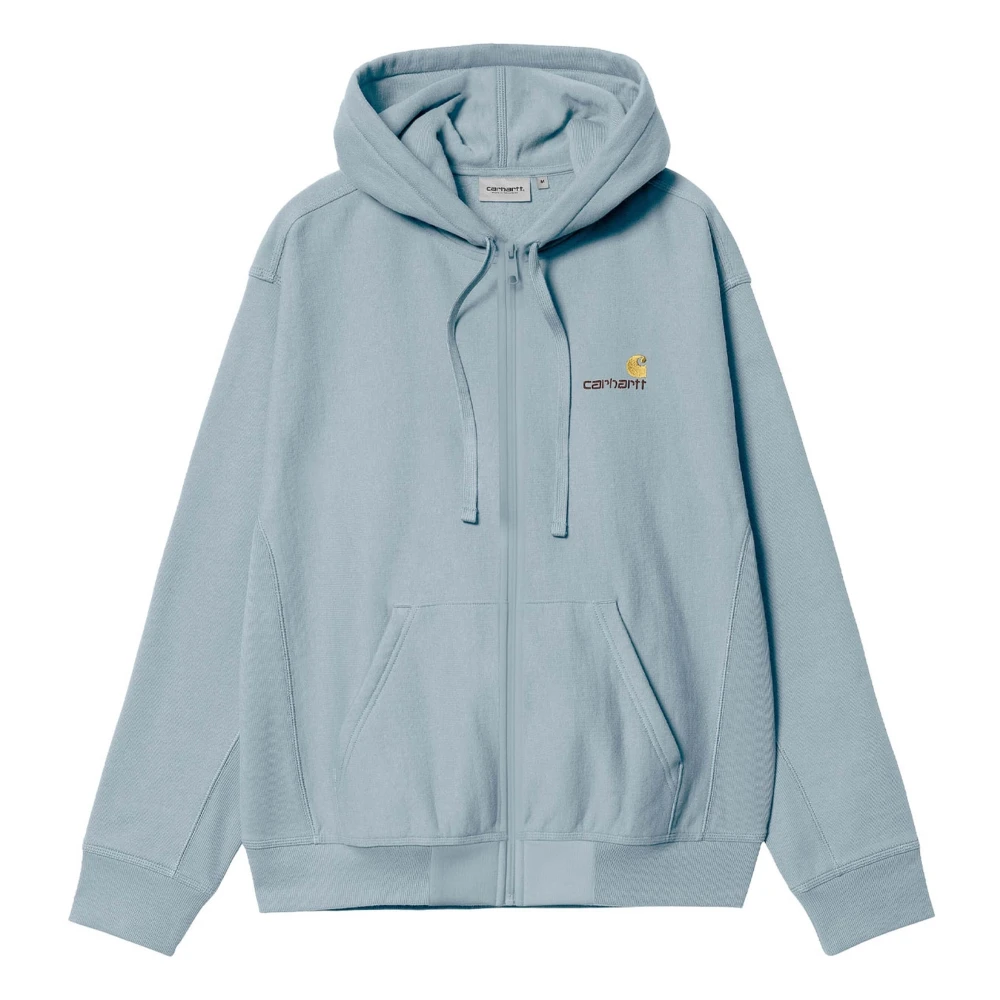 Carhartt WIP Amerikaans Script Hoodie Blue Heren