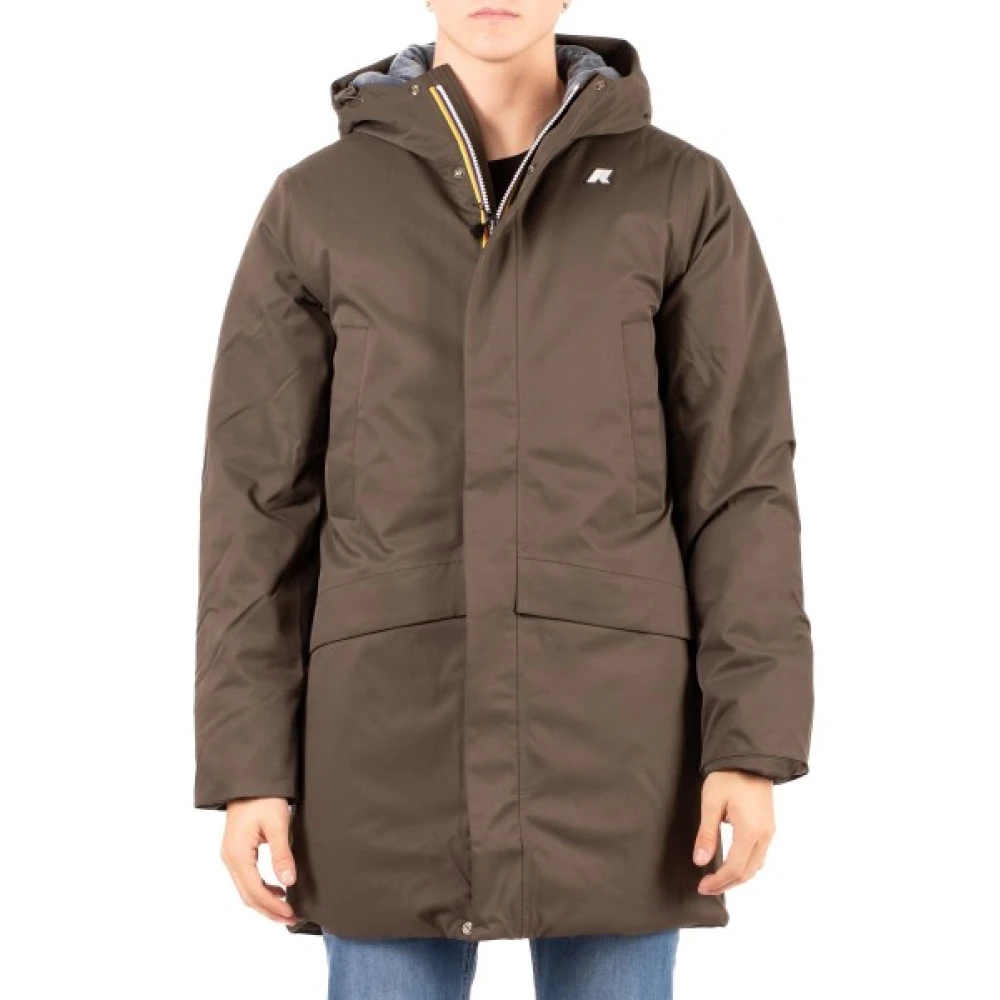 K-Way Uomo Blu Jarno Twill Marmotta - Corto Giacche - Corto Giacche - M - Immagine 3