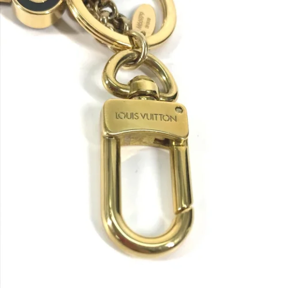 Louis Vuitton Vintage Pre-owned Fabric key-holders Black Dames