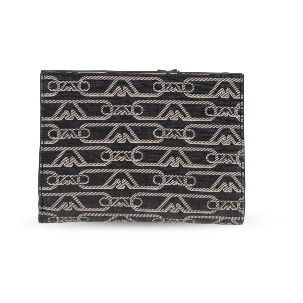 Emporio Armani Portemonnee met monogram Black Dames