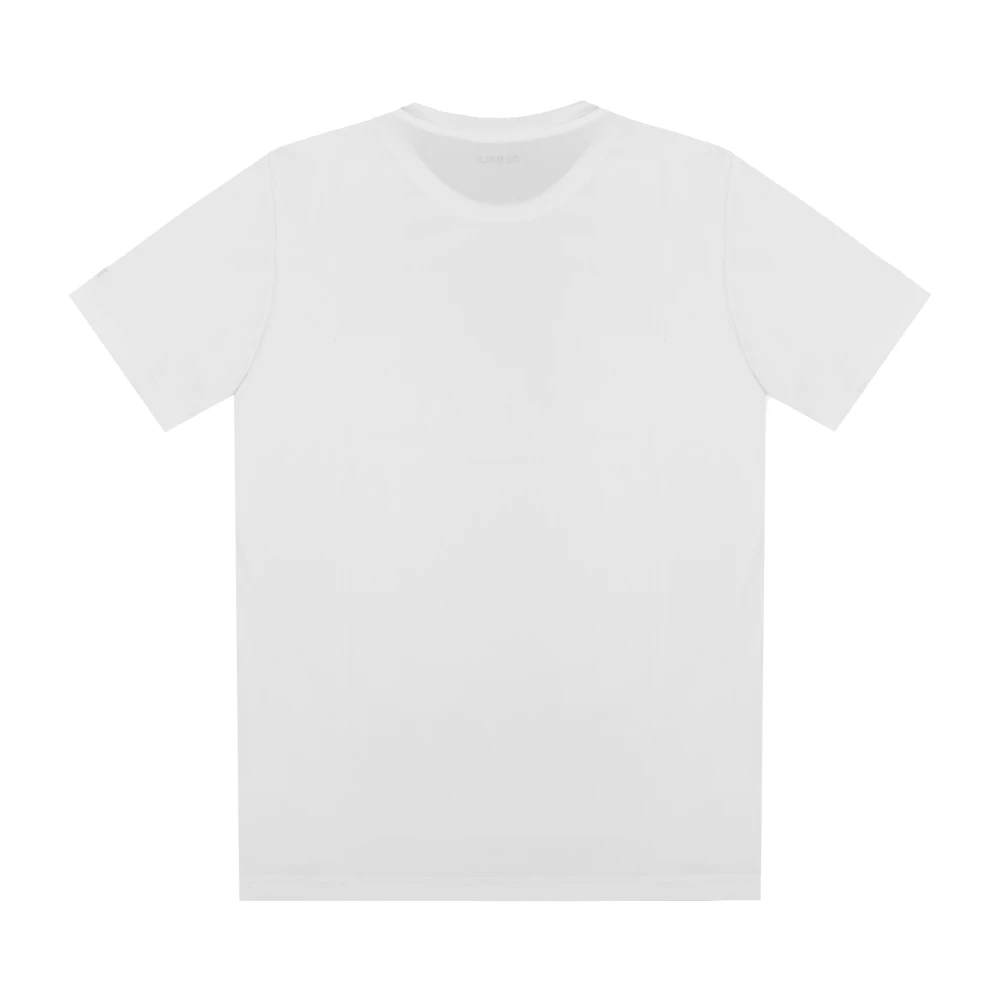 People of Shibuya Reflecterend korte mouw technisch T-shirt White Heren