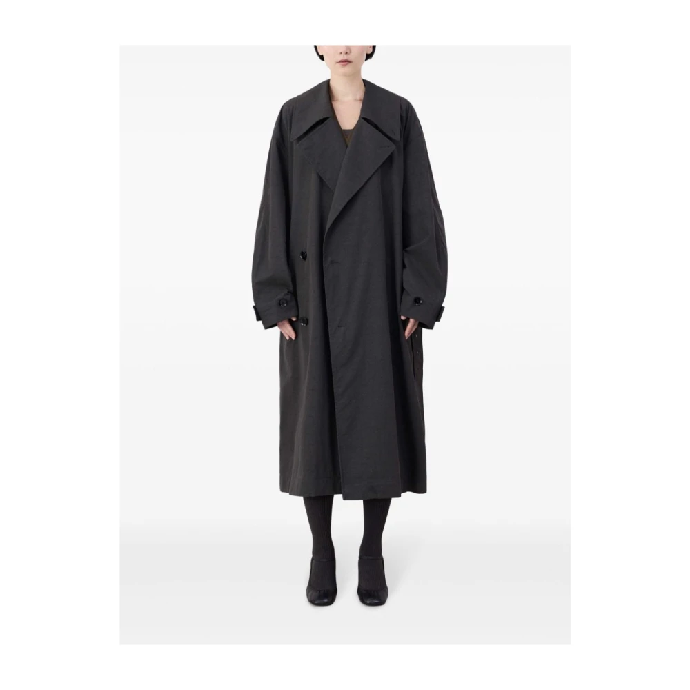 Lemaire Tibetaanse Trench Coat Black Dames
