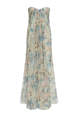 Silkblommig Klänning