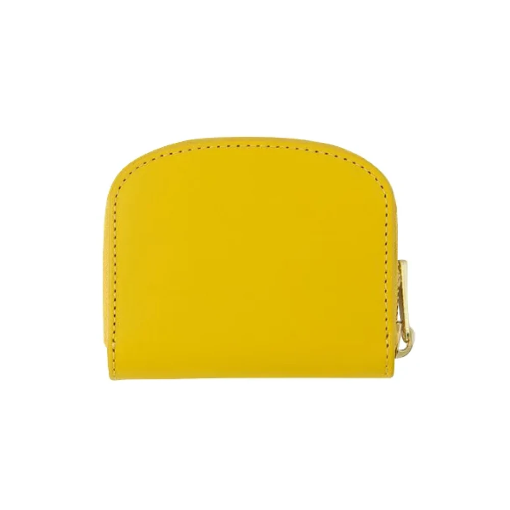 A.p.c. Leather clutches Yellow Dames