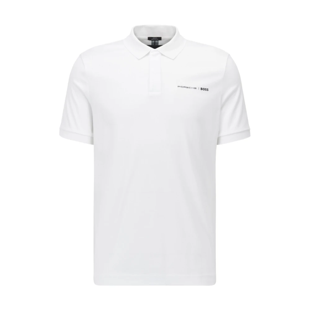 Hugo Boss Vit Porsche Polo Skjorta White, Herr