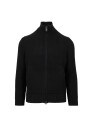 cardigan-en-laine-noir-avec-fermeture-eclair
